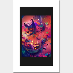 ABSTRACT PUMPKIN Posters and Art